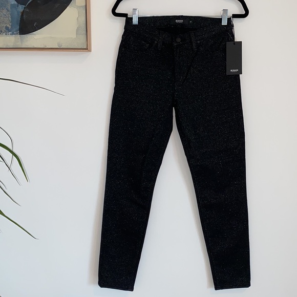 🖤Hudson Jeans🖤
Nico Mid-Rise Skinny Ankle Glitter Black Jeans - Picture 4 of 16
